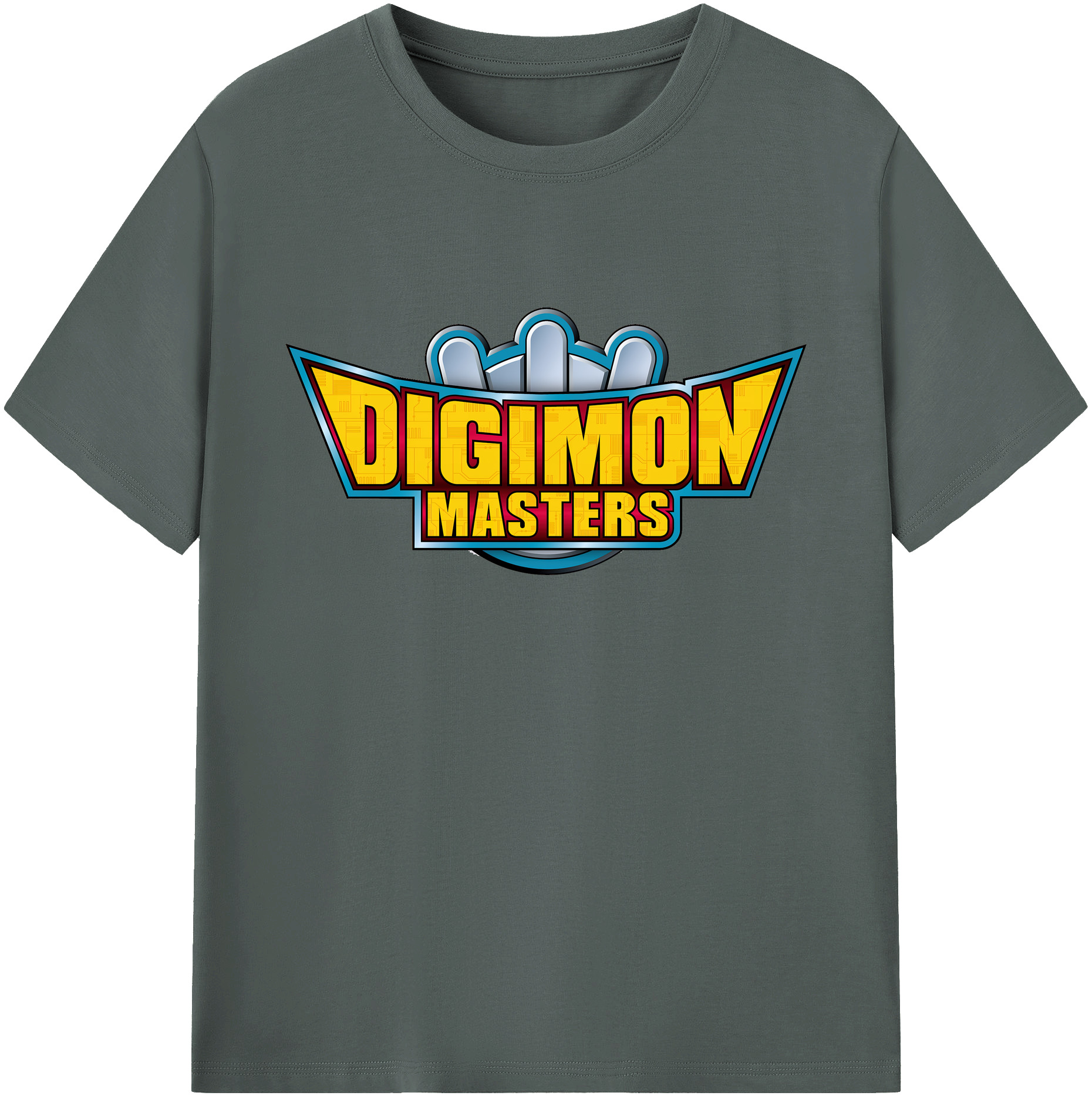 （画像用） Digimon デジタルモンスター/デジモン 綿100％ メンズ半袖Tシャツ｜肌触りやわらか＆通気性